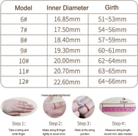 Findtime Okos Gyűrű Női Férfi Rozéarany Ezüst Fitness Pulzusmérő Alvásmonitor - #6-16.85mm (51~53mm), Rose-Gold 5