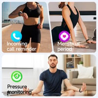Findtime inteligentný náramok, fitness tracker, krokomer, monitor zdravia, merač tepu, športové hodinky 7