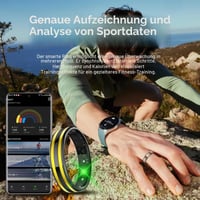 Inteligentný prsteň findtime pre ženy a mužov – Srdcový tep, analýza spánku, krokomer, sledovanie menštruačného cyklu – Ružové zlato – Android iOS 7