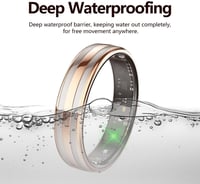 findtime Smart Ring Ultra Slim okos gyűrű pulzus- és alvásfigyelővel, véroxigén-mérővel 9