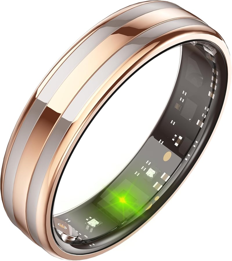 findtime Smart Ring Ultra Slim okos gyűrű pulzus- és alvásfigyelővel, véroxigén-mérővel