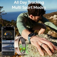 findtime Smart Ring Ultra Slim okos gyűrű pulzus- és alvásfigyelővel, véroxigén-mérővel 6