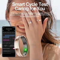 findtime Smart Ring Ultra Slim okos gyűrű pulzus- és alvásfigyelővel, véroxigén-mérővel 8