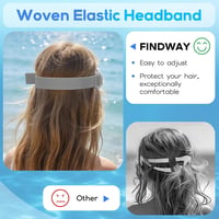 Mască de scufundări și snorkeling Findway la 180 de grade pentru adulți și adolescenți, cu sticlă securizată, protecție nazală anti-aburire și baretă reglabilă 3