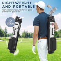 Findway Golf Stand Bag 2 részes osztóval, vállpánttal és zsebekkel 6