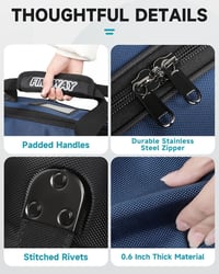 Findway Golf Utazótáska Kerekekkel, Vízálló Golfbag Repüléshez 6