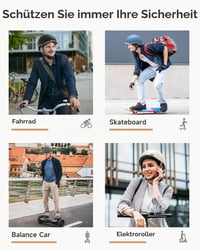 Cykloprilba Findway pre mužov a ženy, veľkosť M, modro-biela, 14 vetracích otvorov, nastaviteľná mestská prilba, ochrana proti krádeži PopLock, K 4
