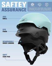 Findway sí sisak és sí szemüveg szett snowboardhoz, fekete színben, férfi nő és tinik részére 2