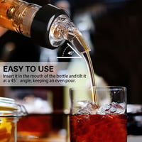 FINEASY 2 db Adagolós Pourer Szett 2cl + 4cl Borhoz Likőrhöz Koktélhoz 3