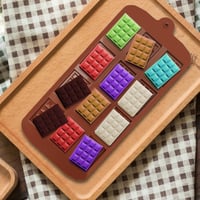FINEASY 4 részes szilikon csokoládé forma készlet, BPA-mentes, újrahasználható 7