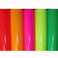 Finest Folia öntapadós craft fólia - neon sárga - A4, 5 lap 6