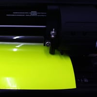 Finest Folia öntapadós craft fólia - neon sárga - A4, 5 lap 5