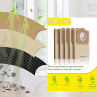 FINEVERNEK WD3 porszívó szűrőzsák 5db Kärcher 6.959-130.0 kompatibilis 6