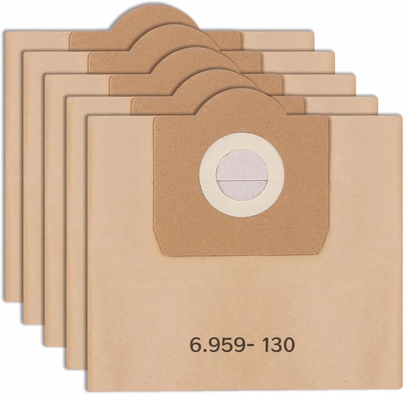 FINEVERNEK WD3 porszívó szűrőzsák 5db Kärcher 6.959-130.0 kompatibilis