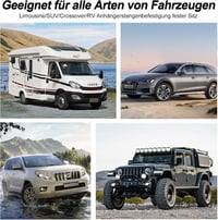 FINEW Kerékpár Váztartó Szett 3 db Vonóhorog Kerékpárszállítóhoz 45+32+25 cm Univerzális Zárható Váztartó 2,5-3 cm Átmérő 6