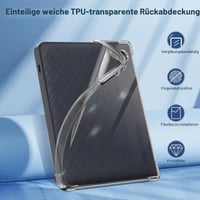 Husă transparentă Fintie pentru e-reader Tolino Vision Color (2024) și Vision 6 (2021) - carcasă de protecție rigidă (back cover) 3