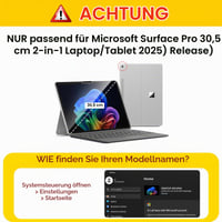 Obal Fintie Folio pre Microsoft Surface Pro 12 palcov, model 2025 - ochranné puzdro v čiernej farbe 2