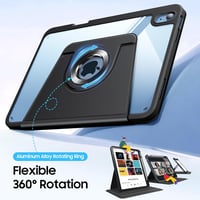 Fintie 360°-ban forgatható tok iPad (A16) 11. gen. 2025 / 10. gen. 2022-höz ceruzatartóval - fekete 3