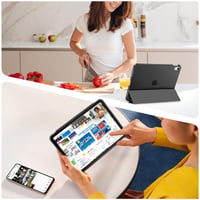 Puzdro Fintie na iPad (A16) 11. generácie a iPad 10. generácie – čierny ochranný kryt na tablet 8