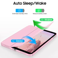 Husă Fintie pentru iPad (A16) generația 11 / iPad generația 10 - Roz, husă de protecție pentru tabletă 7