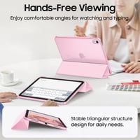 Husă Fintie pentru iPad (A16) generația 11 / iPad generația 10 - Roz, husă de protecție pentru tabletă 3