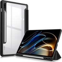 Fintie Hybrid Samsung Galaxy Tab S7 11" tok átlátszó hátlappal - fekete 1