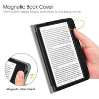 Husă Fintie pentru Kobo Libra H2O și Tolino Vision 5 2019 E-reader - cu Suport, Compartiment pentru Carduri, Curea de mână și Funcție Auto Sleep/Wake, Jad 6
