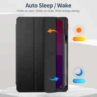 Puzdro Fintie pre tablet Lenovo Yoga 11,1" 2025 (TB710FU) – ultratenký ochranný kryt z TPU s držiakom na pero, čierny 4