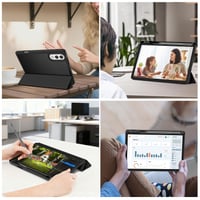Puzdro Fintie pre tablet Lenovo Yoga 11,1" 2025 (TB710FU) – ultratenký ochranný kryt z TPU s držiakom na pero, čierny 9