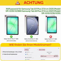 Fintie puzdro pre Samsung Galaxy Tab A11 Plus (A11+) a Tab A9 Plus (A9+) 11-palcový tablet 2025 – Ochranný kryt na 11-palcový tablet 2