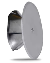 FIREFIX 2097/1 Poklopac za dimovodni otvor s konusom za širenje i izolacijom, podesiv do promjera 160 mm, srebrni 1