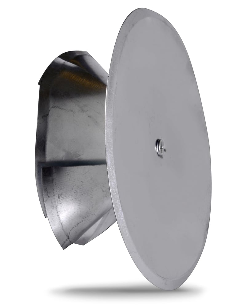FIREFIX 2097/1 Poklopac za dimovodni otvor s konusom za širenje i izolacijom, podesiv do promjera 160 mm, srebrni