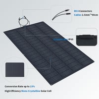 FIREFLY ENERGY 180W Monokristályos Napelem Modul Hajlékony Balkonelektromos Rendszer 3