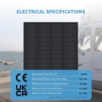 FIREFLY ENERGY 200W monokristályos napelem modul 6