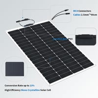FIREFLY ENERGY Hajlítható Napelem Panel 180W 12V - Monokristályos Flexibilis Napelem Lakóautóhoz, Kempinghez, Hajóhoz, Erkélyre

AI: I've cr 3