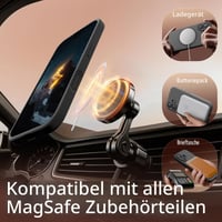 Magnetický kryt FireNova pre iPhone 17, 6,3-palcový, vesmírna sivá, ochranné puzdro kompatibilné s MagSafe 5