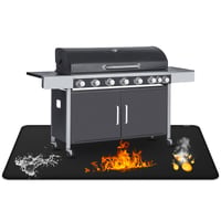 FIREWESS ohňovzdorná podložka pod gril – čierna – 60x105 cm 4