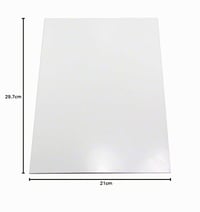 first4magnets Ferroflex A4 Rugalmas Fehér Mágneses Tábla Lap - Öntapadós, Szárazon Törölhető Felület, 297x210x0,85 mm, 1 db 3