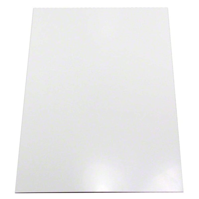 first4magnets Ferroflex A4 Rugalmas Fehér Mágneses Tábla Lap - Öntapadós, Szárazon Törölhető Felület, 297x210x0,85 mm, 1 db