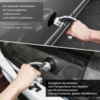 FIRSTINFO 75mm Autó Karosszéria Dent Puller Szívócsészés Kaparó Üvegmozgatás Alumínium Fogantyú 4