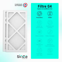 FISA FILTRATION 3 részes szűrőszett G4 M5 VMC Double Flux UNELVENT IDEO 325 ECOWATT INITIA 225 4