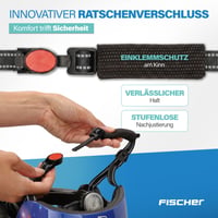 Cyklistická prilba Fischer BMX Explorer Plus, veľkosť S/M (54-59 cm), čierna, s integrovaným zadným LED svetlom, Dirt Bike Helm 7