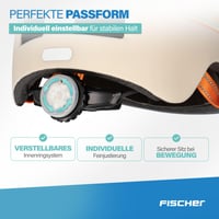 Cyklistická prilba Fischer BMX Dirt Bike Helm Plus Power s LED zadným svetlom, veľkosť S/M (54-58 cm), farebná 6