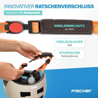Cyklistická prilba Fischer BMX Dirt Bike Helm Plus Power s LED zadným svetlom, veľkosť S/M (54-58 cm), farebná 7