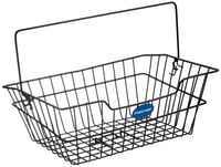 Fischer čierny kôš na bicykel 32 x 40 x 19 cm, nákupný košík na zadný nosič bicykla 1