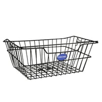Fischer čierny kôš na bicykel 32 x 40 x 19 cm, nákupný košík na zadný nosič bicykla 2