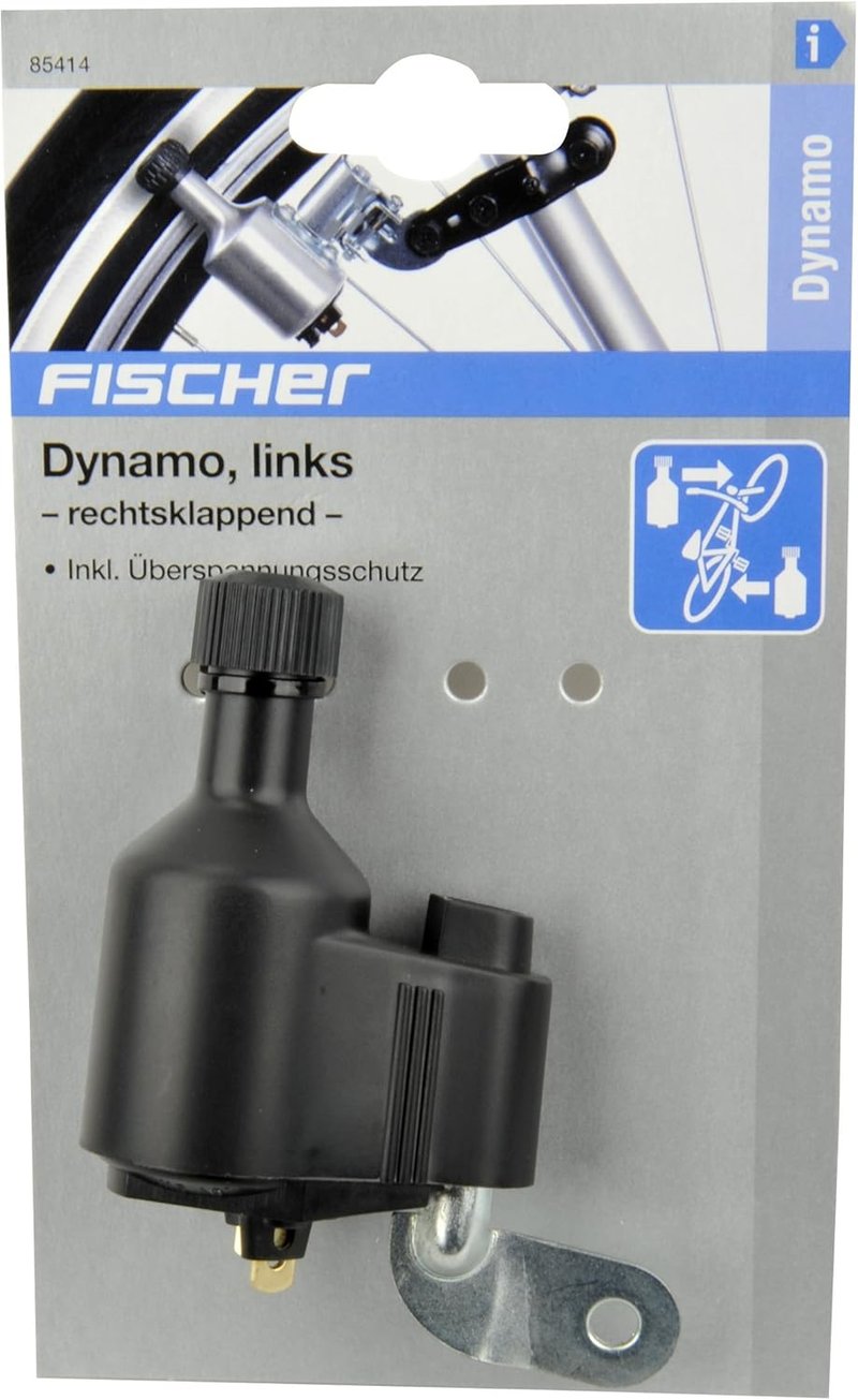 Fischer Dinamó Túlfeszültség Védelem 6V 3W Bal Oldali Fekete - Uni