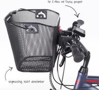 Fischer E-Bike Kormánykorb Gyorsrögzítéssel, 5 kg Teherbírás, Bosch Kijelzővel Kompatibilis - Single 2