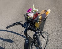 Fischer E-Bike Kosár Plus Zárható 5 kg Teherbírás Fekete Hálós 2