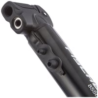Mini pompă pentru bicicletă Fischer cu mâner în formă de T, cap dublu, eliberare rapidă și suport de cadru, negru 3